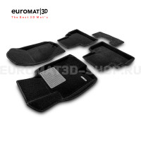 Текстильные 3D коврики Euromat3D Premium в салон для Infiniti FX,QX70 (2008-2014/2015-) № EMPR3D-002802