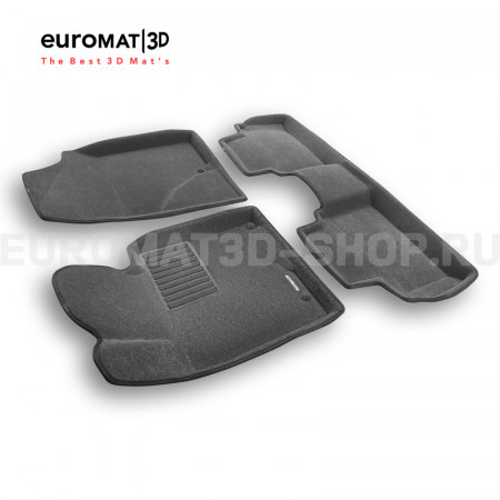 Текстильные 3D коврики Euromat3D Business в салон для Kia Ceed (2012-2018) № EMC3D-002706G Серые Текстильные 3D коврики Euromat3D Business в салон для Kia Ceed (2012-2018) № EMC3D-002706G Серые