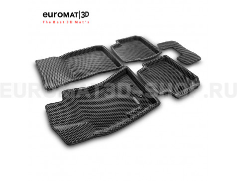 3D коврики Euromat3D EVA в салон для Subaru Forester (2005-2008) № EM3DEVA-004700